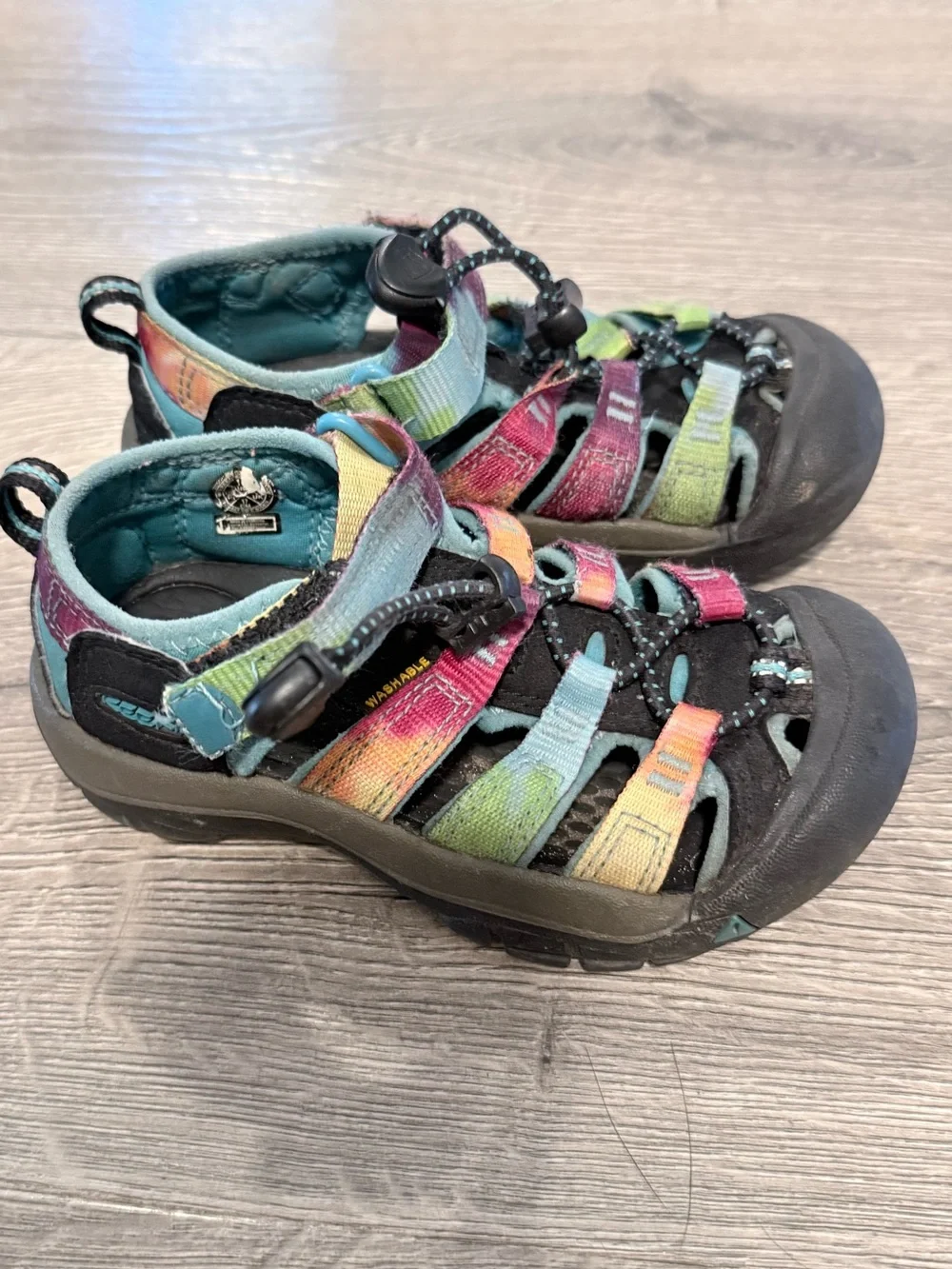 Keens Kids Multicolor Outdoor Sandal - Breathable Rainbow Straps